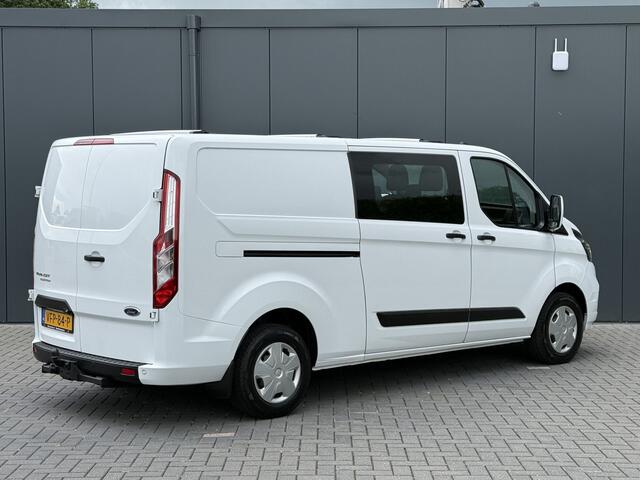 Ford TRANSIT CUSTOM 2.0 TDCI / L2H1 / DUBBELE CABINE / 1e EIG. / INRICHTING / TREKHAAK / CAMERA / 6-PERS.