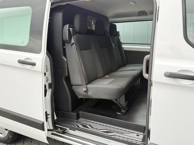 Ford TRANSIT CUSTOM 2.0 TDCI / L2H1 / DUBBELE CABINE / 1e EIG. / INRICHTING / TREKHAAK / CAMERA / 6-PERS.