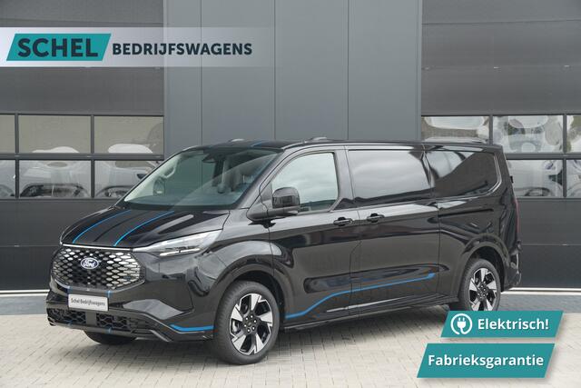 Ford TRANSIT CUSTOM E-Transit 340 L2H1 Sport 71 kWh 218pk - 2x Schuif - ACC - B&O - Navi - Stoel/Stuurverwarming - 360 Camera - Blindspot - Rijklaar