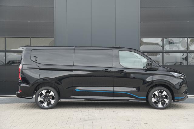 Ford TRANSIT CUSTOM E-Transit 340 L2H1 Sport 71 kWh 218pk - 2x Schuif - ACC - B&O - Navi - Stoel/Stuurverwarming - 360 Camera - Blindspot - Rijklaar