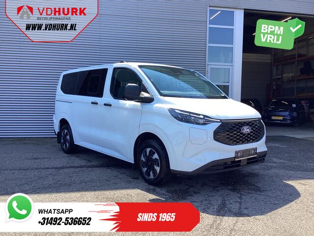 Ford TRANSIT CUSTOM E-Transit Kombi Trend 71kWh 360 km WLTP LED/Standkachel/ Stoelverw./ Stuurverw./ Carplay/ 9 P/ 9 Persoons/ Climate/ Camera/ PDC/ Cruise