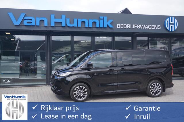 Ford TRANSIT CUSTOM Tourneo 340S 2.5 PHEV 233PK Titanium X PRIJS INCL. BPM Leder, 19" LM, B&O, Pano, Elec. Schuifdeur, Trekhaak!! NR. TR0