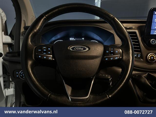 Ford TRANSIT CUSTOM 2.0 TDCI 130pk L2H1 Euro6 Airco | Camera | Cruisecontrol | LED | Stoelverwarming Parkeersensoren, Verwarmde voorruit, Bijrijdersbank, 2800kg trekvermogen