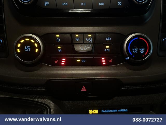 Ford TRANSIT CUSTOM 2.0 TDCI 130pk L2H1 Euro6 Airco | Camera | Cruisecontrol | LED | Stoelverwarming Parkeersensoren, Verwarmde voorruit, Bijrijdersbank, 2800kg trekvermogen