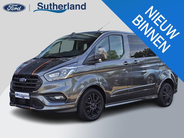 Ford TRANSIT CUSTOM 320 2.0 TDCI L1H1 Sport 185pk Automaat | Compleet! | DC | Dubbele Cabine | Dubbele Schuifdeur | Stoel-Stoel | Stoelverwarming | Bi Xenon | Adaptive cruise control | Trekhaak | Historie aanwezig