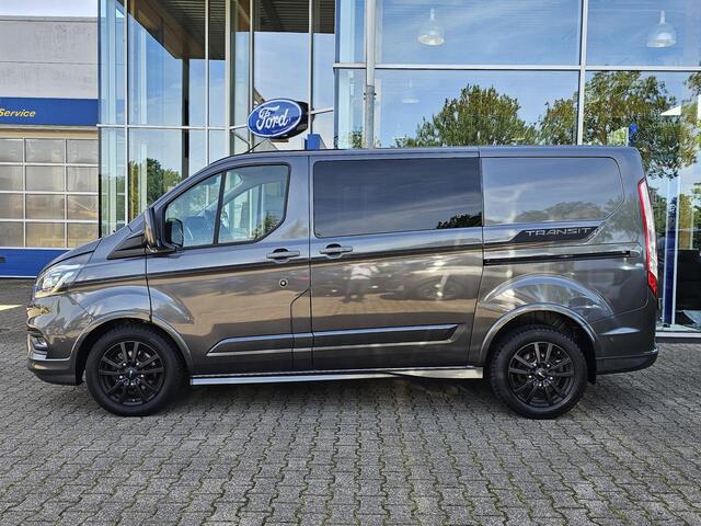 Ford TRANSIT CUSTOM 320 2.0 TDCI L1H1 Sport 185pk Automaat | Compleet! | DC | Dubbele Cabine | Dubbele Schuifdeur | Stoel-Stoel | Stoelverwarming | Bi Xenon | Adaptive cruise control | Trekhaak | Historie aanwezig