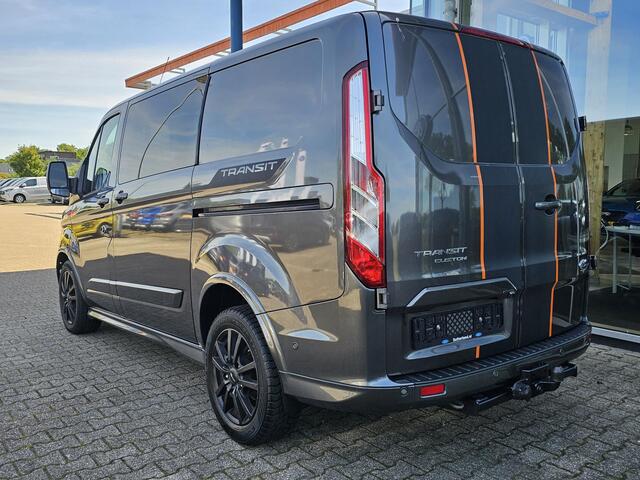Ford TRANSIT CUSTOM 320 2.0 TDCI L1H1 Sport 185pk Automaat | Compleet! | DC | Dubbele Cabine | Dubbele Schuifdeur | Stoel-Stoel | Stoelverwarming | Bi Xenon | Adaptive cruise control | Trekhaak | Historie aanwezig
