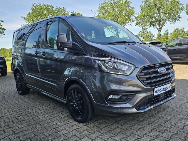 Ford TRANSIT CUSTOM 320 2.0 TDCI L1H1 Sport 185pk Automaat | Compleet! | DC | Dubbele Cabine | Dubbele Schuifdeur | Stoel-Stoel | Stoelverwarming | Bi Xenon | Adaptive cruise control | Trekhaak | Historie aanwezig