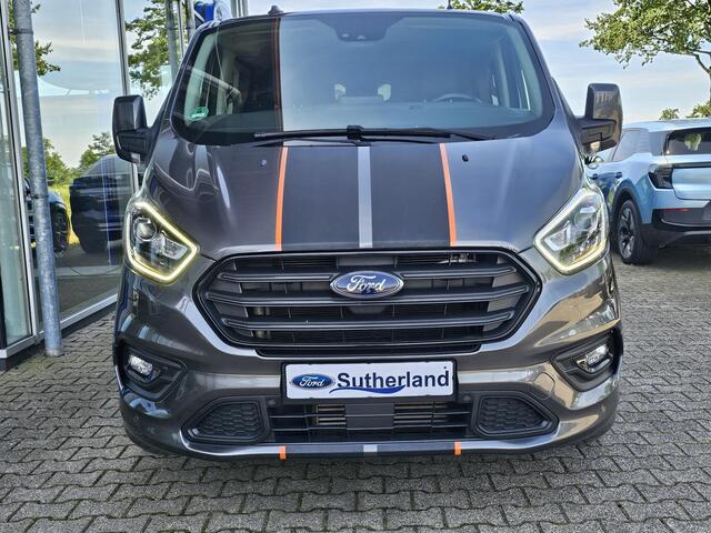 Ford TRANSIT CUSTOM 320 2.0 TDCI L1H1 Sport 185pk Automaat | Compleet! | DC | Dubbele Cabine | Dubbele Schuifdeur | Stoel-Stoel | Stoelverwarming | Bi Xenon | Adaptive cruise control | Trekhaak | Historie aanwezig