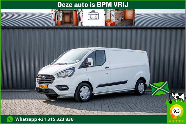 Ford TRANSIT CUSTOM 2.0 EcoBlue L2H1 | 130PK | Volledig Ingericht | LED | Cruise | PDC | Airco | Trekhaak