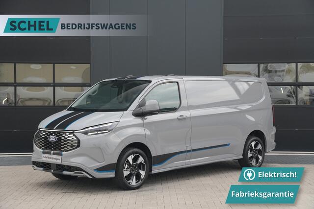Ford TRANSIT CUSTOM E-Transit 340 L2H1 Sport 71 kWh 218pk - ACC - B&O - Navi - Stoel/Stuurverwarming - 360 Camera - Blindspot - Rijklaar