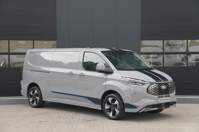 Ford TRANSIT CUSTOM E-Transit 340 L2H1 Sport 71 kWh 218pk - ACC - B&O - Navi - Stoel/Stuurverwarming - 360 Camera - Blindspot - Rijklaar