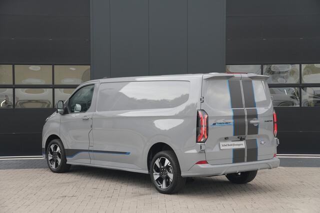 Ford TRANSIT CUSTOM E-Transit 340 L2H1 Sport 71 kWh 218pk - ACC - B&O - Navi - Stoel/Stuurverwarming - 360 Camera - Blindspot - Rijklaar
