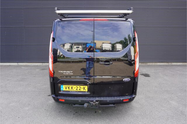 Ford TRANSIT CUSTOM 130pk Automaat L2H1 Limited Raptor gril Dubbele cabine 2x Schuifdeur Apple Carplay Camera Navigatie Trekhaak Cruise control Imperiaal