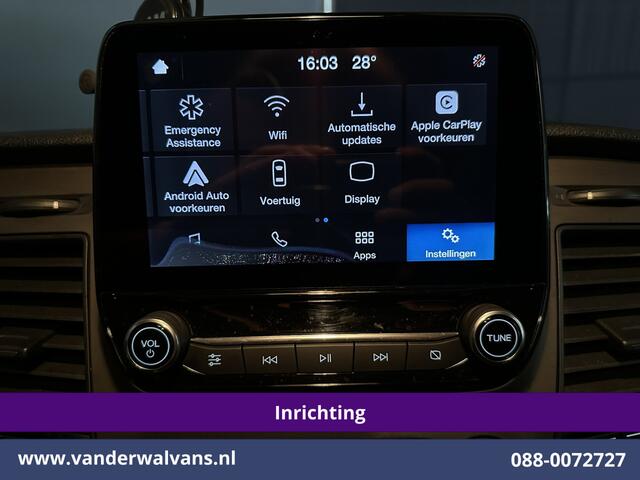 Ford TRANSIT CUSTOM 2.0 TDCI 130pk L2H1 inrichting Euro6 Airco | Camera | LED | 2800 Trekhaak | Apple Carplay Cruisecontrol, Android Auto, Verwarmde Voorruit, Parkeersensoren, Bijrijdersbank