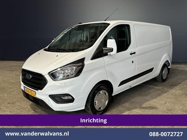 Ford TRANSIT CUSTOM 2.0 TDCI 130pk L2H1 inrichting Euro6 Airco | Camera | LED | 2800 Trekhaak | Apple Carplay Cruisecontrol, Android Auto, Verwarmde Voorruit, Parkeersensoren, Bijrijdersbank
