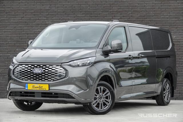Ford TRANSIT CUSTOM E-Transit L2H1 218Pk Aut. | Elektrisch | Limited 340 | 2xSchuifdeur | 360° Camera | 17'' | Magnetic Grey
