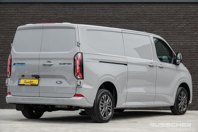 Ford TRANSIT CUSTOM E-Transit L2H1 218Pk Aut. | Elektrisch | Limited 340 | 2xSchuifdeur | 360° Camera | 17'' | Grey Matter
