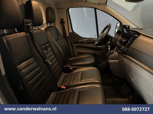Ford TRANSIT CUSTOM 2.0 TDCI 170pk L1H1 Euro6 Airco | Camera | LED | Apple Carplay | Cruisecontrol | Raptor grill | Leder Android Auto, LM velgen, Verwarmde voorruit, Parkeersensoren, Bijrijdersbank