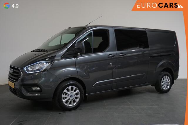 Ford TRANSIT CUSTOM 300 2.0 TDCI L2H1 Limited Dubbele Cabine Navigatie Airco 2 Schuifdeuren Trekhaak Parkeersensoren Apple Carplay Android auto DAB