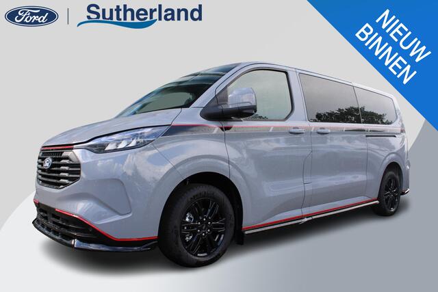 Ford TRANSIT CUSTOM 320 2.5 PHEV L2H1 Grey Platinum DC | Ruime Voorraad! | Dubbele Cabine Of Gesloten Bestel | Rijklaar | Ford Voorraad | Dubbele zijschuifdeur | Dual-zone automatische airconditioning | Privacy glass | Groot middenconsole | Trekhaakvoorbereiding | Centrale d