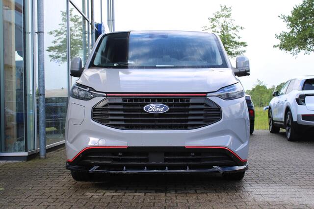 Ford TRANSIT CUSTOM 320 2.5 PHEV L2H1 Grey Platinum DC | Ruime Voorraad! | Dubbele Cabine Of Gesloten Bestel | Rijklaar | Ford Voorraad | Dubbele zijschuifdeur | Dual-zone automatische airconditioning | Privacy glass | Groot middenconsole | Trekhaakvoorbereiding | Centrale d