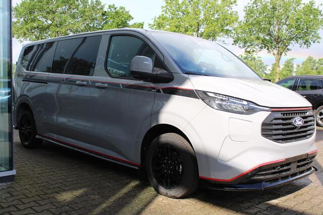 Ford TRANSIT CUSTOM 320 2.5 PHEV L2H1 Grey Platinum DC | Ruime Voorraad! | Dubbele Cabine Of Gesloten Bestel | Rijklaar | Ford Voorraad | Dubbele zijschuifdeur | Dual-zone automatische airconditioning | Privacy glass | Groot middenconsole | Trekhaakvoorbereiding | Centrale d