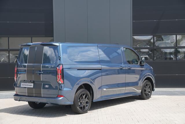 Ford TRANSIT CUSTOM E-Transit 320 L2H1 Sport 71 kWh 218pk - 2x Schuif - Stoel/Stuurverwarming - Cruise - Keyless - Rijklaar