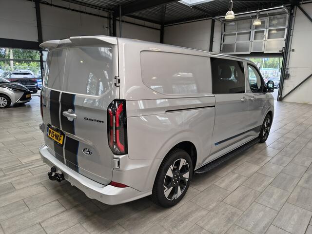 Ford TRANSIT CUSTOM 300 2.0 TDCI 170 pk L2H1 Sport DC | Trekhaak | 360° Camera | B&O | Adapt. cruise | 4 seiz. banden | 6 persoons | BPM vrij!