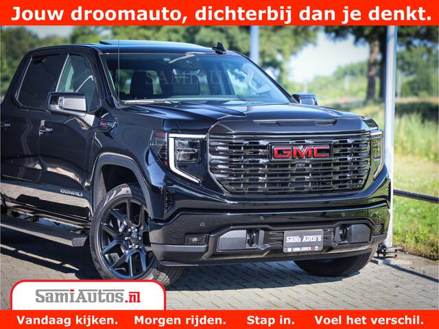 GMC SIERRA DENALI 6.2 V8 426PK Full Option | De Meest Luxe Pick-Up in zijn Klasse | Comfortabele Dubbele Cabine met Royale 5 Zitplaatsen | BPM vrij | Nu Leverbaar uit Voorraad | Voorraad Nr 433794