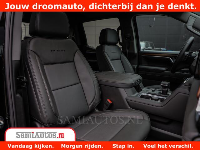 GMC SIERRA DENALI 6.2 V8 426PK Full Option | De Meest Luxe Pick-Up in zijn Klasse | Comfortabele Dubbele Cabine met Royale 5 Zitplaatsen | BPM vrij | Nu Leverbaar uit Voorraad | Voorraad Nr 433794