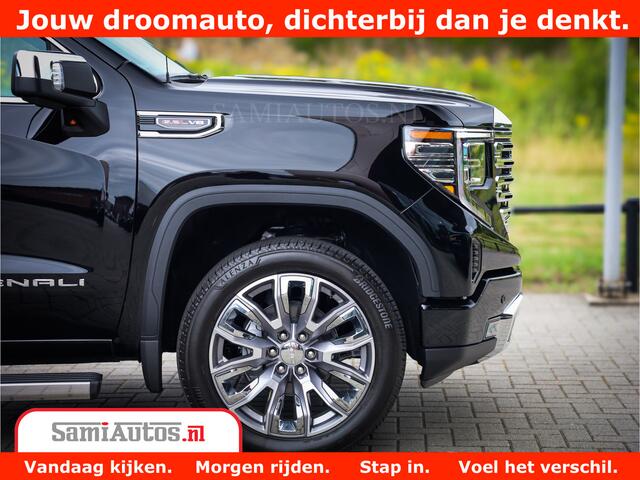 GMC SIERRA DENALI | All-In Prijs | 6,2 V8 Full Option | De Meest Luxe Pick-Up in zijn Klasse | Comfortabele Dubbele Cabine met Royale 5 Zitplaatsen | BPM vrij | Nu Leverbaar uit Voorraad | Voorraad Nr 4420