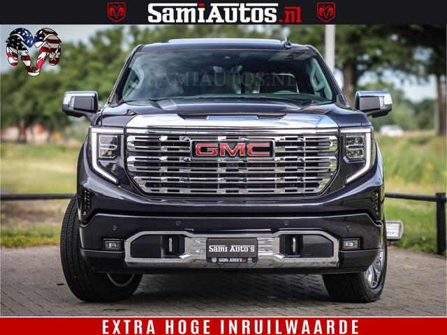 GMC SIERRA DENALI | All-In Prijs | 6,2 V8 Full Option | De Meest Luxe Pick-Up in zijn Klasse | Comfortabele Dubbele Cabine met Royale 5 Zitplaatsen | BPM vrij | Nu Leverbaar uit Voorraad | Voorraad Nr 420229