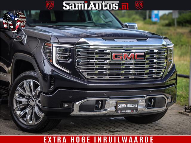 GMC SIERRA DENALI | All-In Prijs | 6,2 V8 Full Option | De Meest Luxe Pick-Up in zijn Klasse | Comfortabele Dubbele Cabine met Royale 5 Zitplaatsen | BPM vrij | Nu Leverbaar uit Voorraad | Voorraad Nr 420229