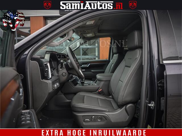 GMC SIERRA DENALI | All-In Prijs | 6,2 V8 Full Option | De Meest Luxe Pick-Up in zijn Klasse | Comfortabele Dubbele Cabine met Royale 5 Zitplaatsen | BPM vrij | Nu Leverbaar uit Voorraad | Voorraad Nr 420229