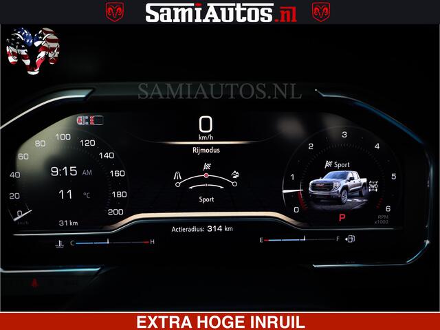 GMC SIERRA AT4 6.2 V8 4X4 | LPG | VIRTUAL COCKPIT | HUD | BOM VOL | DC | RAM DEALER NEDERLAND | | GRIJSKENTEKEN | DUBBELE CABINE | PICK UP | VOORRAAD 261530 |
