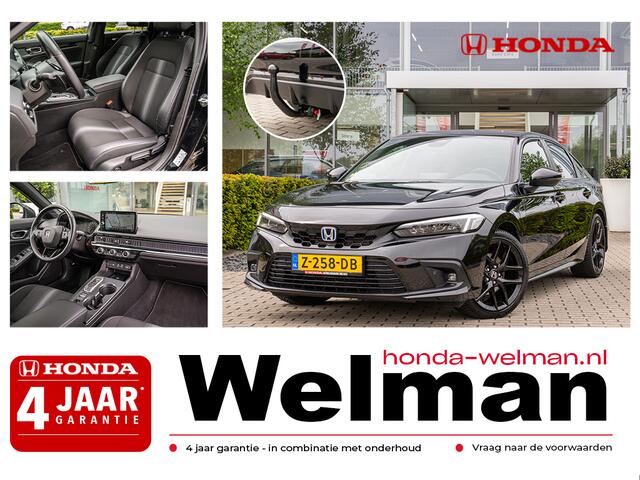 Honda CIVIC 2.0i e:HEV SPORT - TREKHAAK - SPATLAPPEN - ALL WEATHERS