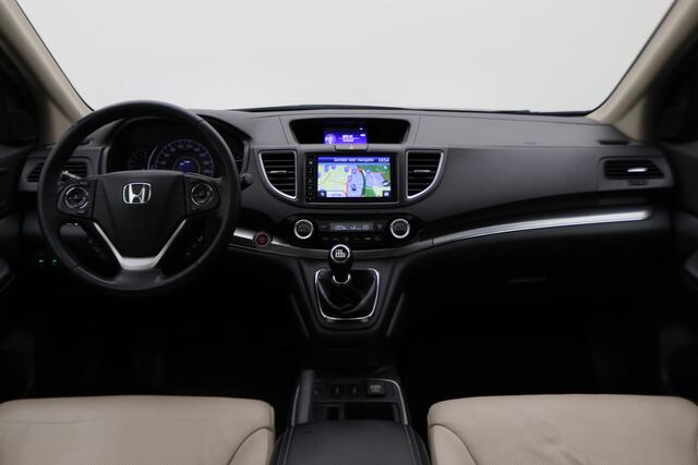 Honda CR-V 2.0 4WD Executive Leer, Panoramadak, Keyless, Trekhaak, Xenon, Camera, 18"