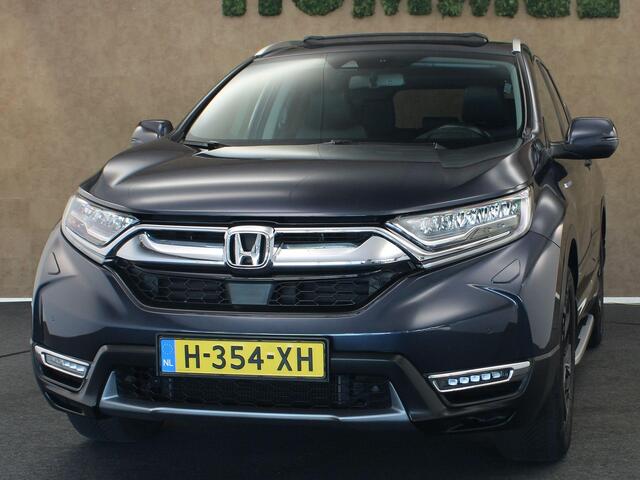 Honda CR-V 2.0 Hybrid AWD Executive - ORIGINEEL NEDERLANDSE AUTO - LEDEREN BEKLEDING - ELEKTRISCHE STOELVERSTELLING BESTUURDERSKANT - 4 WIELAANDRIJVING - PANORAMADAK - ELEKTRISCHE ACHTERKLEP - HEAD UP DISPLAY - VOLLEDIG HONDA DEALER ONDERHOUDEN - TREEPLANKEN - NAVI