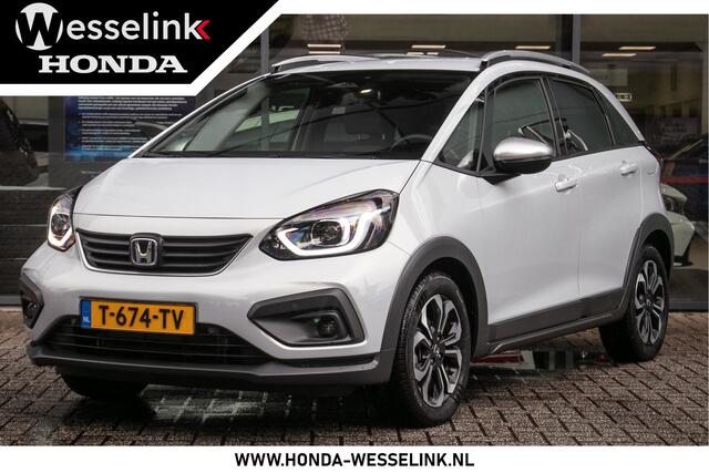 Honda JAZZ 1.5 e:HEV Crosstar -All in rijklaarprijs | Navi | Apple carp./Android auto