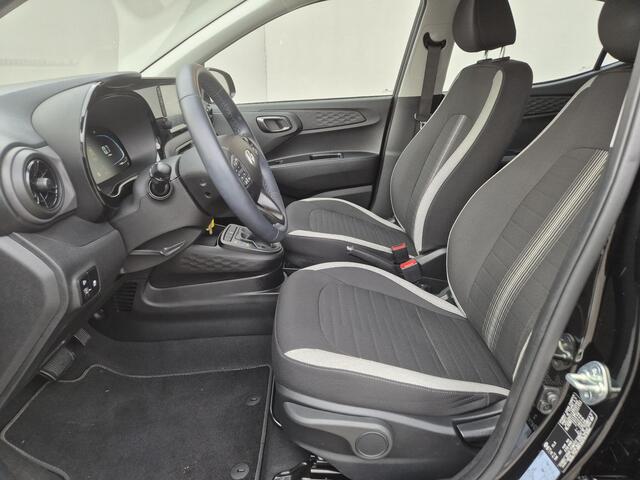 Hyundai I 10 1.0 Comfort 5-zits Automaat / Navigatie via Apple Carplay of Android Auto / Fabrieksgarantie tot 03-2029 / Airco / Cruise control / Dealer onderhouden / Elektrische ramen voor en achter / / Lichtmetalen wielen 15" /