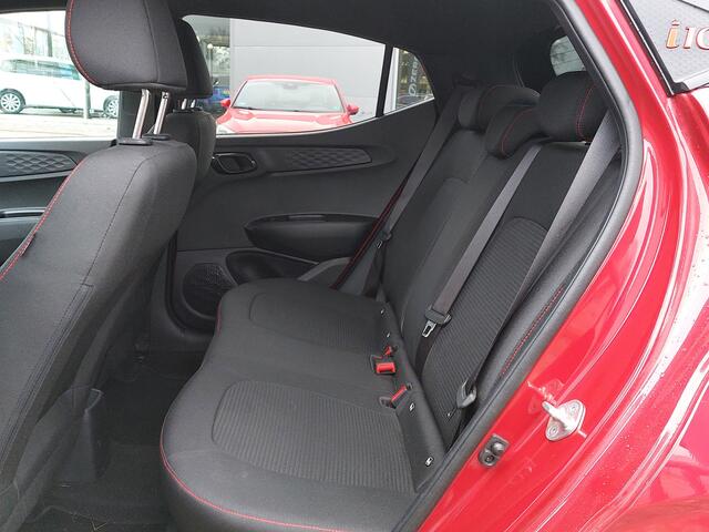 Hyundai I 10 1.0 T-GDI 100pk N Line 5-zits | Origineel NL | Navi | Apple Carplay + Android Auto | Clima | Cruise | Pdc+Camera | Rijstrook+Lichtsensor | Stoelverwarming | Mistlampen | Privacy Glass |16''lm