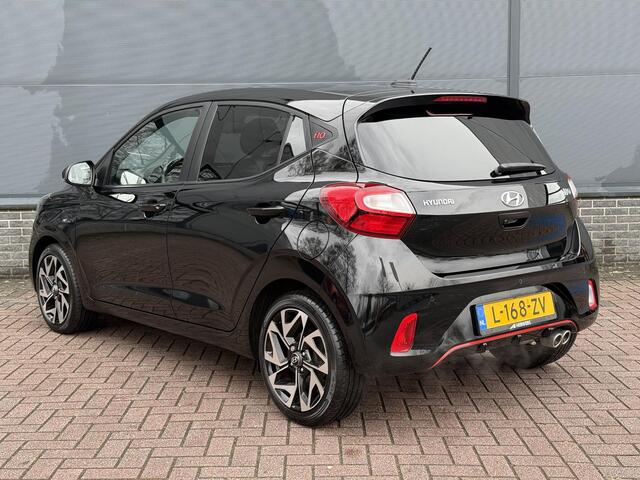 Hyundai I 10 1.0 T-GDI N Line 5-zits 100pk / Dealer Onderhouden / Eerste Eigenaar / Stoel+Stuur Verwarming / Navigatie / 16'' LM Velgen / Apple Carplay&Android Auto / Cruise /