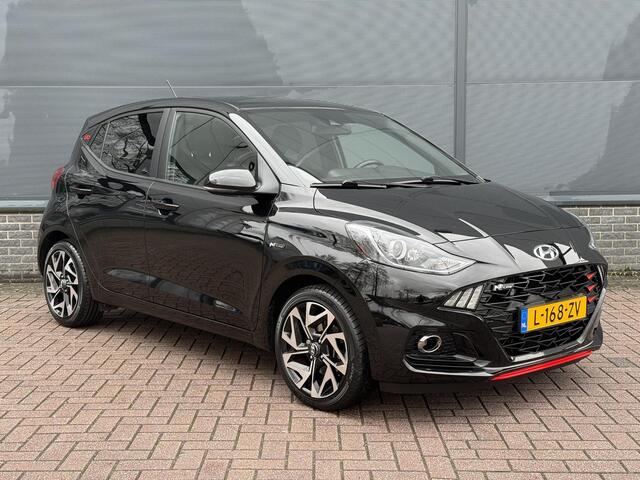 Hyundai I 10 1.0 T-GDI N Line 5-zits 100pk / Dealer Onderhouden / Eerste Eigenaar / Stoel+Stuur Verwarming / Navigatie / 16'' LM Velgen / Apple Carplay&Android Auto / Cruise /
