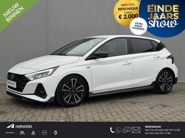 Hyundai I 20 1.0 T-GDI N Line / Automaat / EIBACH Verlagingsveren / Navigatie via Apple Carplay & Android Auto / Stoel & Stuurwiel Verwarming / Camera + PDC / Cruise / Clima /