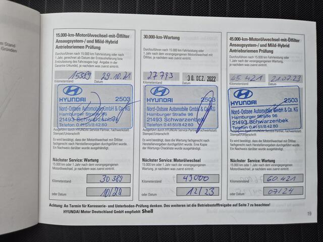 Hyundai I 20 1.0 T-GDI Comfort Smart Automaat / Fabrieksgarantie tot 04-2026 / Dealer onderhouden / Stuur en Stoel verwarming/ Cruise control / Trekgewicht 1110 kg / Achteruitrijcamera / Apple Carplay Android Auto / Bose Audio Systeem /