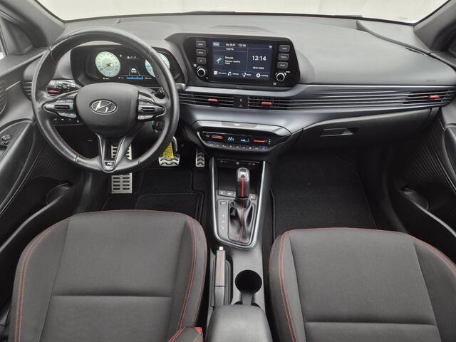 Hyundai I 20 1.0 T-GDI N-line Automaat / Navigatie via Apple Carplay of Android Auto / Stuur en Stoel verwarming / Achteruitrijcamera / Adaptief CC / Climate control / Trekgewicht 1110 kg /