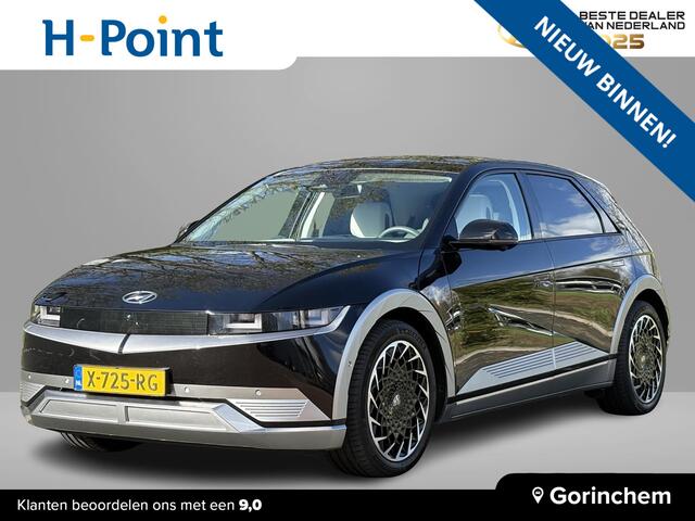 Hyundai IONIQ 5 Lounge AWD 77.4 kWh | Panoramadak | Lederen bekleding & memory functie | Warmtepomp & V2L | Geïntegreerde navigatie | Apple Carplay & Android Auto | Adaptieve Cruisecontrol | Camera | Warmtepomp | Stoel & stuur verwarming | Premium audio BOSE |