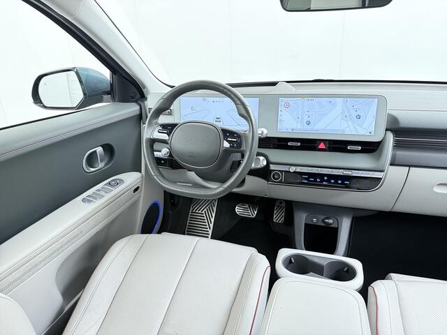 Hyundai IONIQ 5 Lounge 306pk 0-100 5,2sec Leer V2L 800V AWD 73kWh Remote Smart Parking Assist (RSPA) Relaxation-Seats(Zero-Gravity-Kantelen+)Elektr.Stoelen+Ventilatie+Verwarmd+Geheugen 360-Camera+Blind-Spot-View-Monitor Semi-Auto-Pilot (HDA II) SOH 97% Augmented Realit