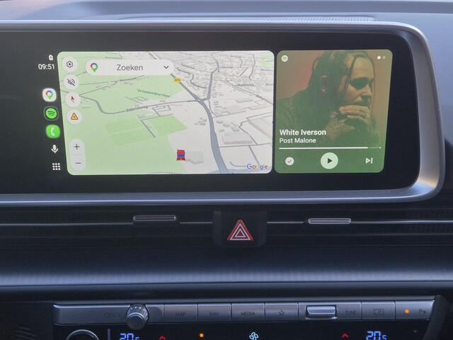 Hyundai IONIQ 6 Lounge 77.4 kWh Automaat / SOH 100% / Fabrieksgarantie tot 03-2028 / Dealer onderhouden / CCS snellader / Elektrische stoelen met Relax / Head Up Display / warmtepomp / Camera / Apple Carplay Android / 18" LM wielen / Stuur- Stoel & Achterbank verwarmin